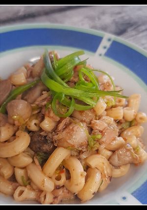 Foto resep Spicy Mushroom Tuna Pasta