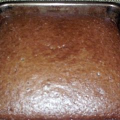 A picture of WWII Ration Chocolate Cake.