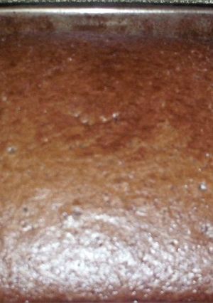 A picture of WWII Ration Chocolate Cake.
