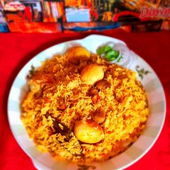 A picture of Egg Soya Biryani.