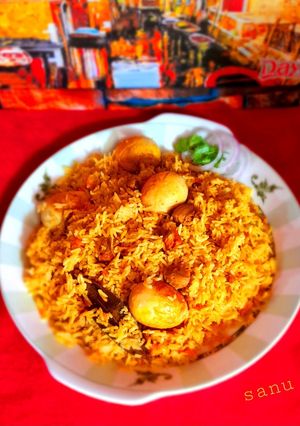 A picture of Egg Soya Biryani.