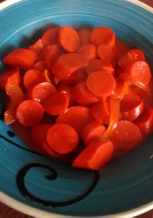 Una foto de Salchichas al achiote