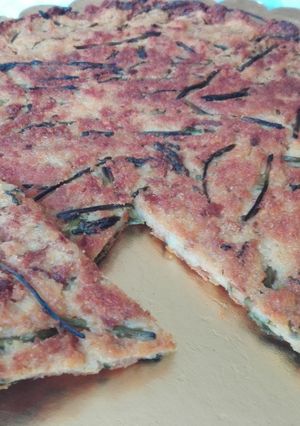 A picture of Wild Asparagus Frittata.