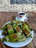 Lemper rendang bakar