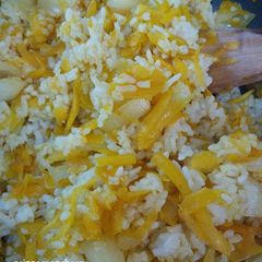 A picture of Rice with Curried Butternut Squash.