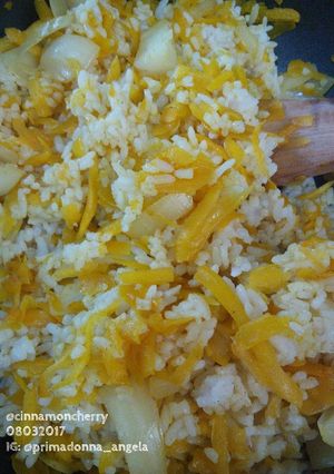 A picture of Rice with Curried Butternut Squash.