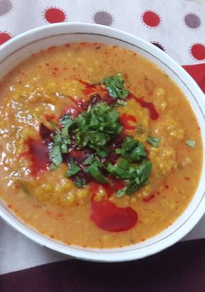 A picture of Yellow Dal Tadka.