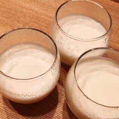 A picture of Japanese silky milk pudding.