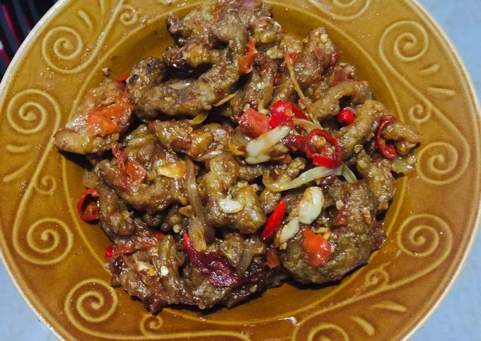 Resep Usus Crispy Pedas / Resep Keripik Usus Renyah Dan ...