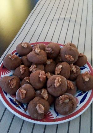 Una foto de Gorditas de cacao y algarroba sin azúcar