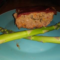 A picture of The most amazing meatloaf ever.
