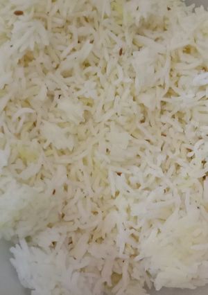 A picture of Jeera Rice.