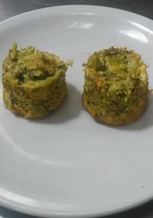 Una foto de Flan de brócoli