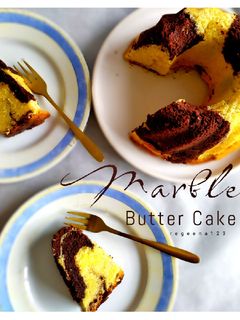 Foto resep Marble Butter Cake 2 Telur