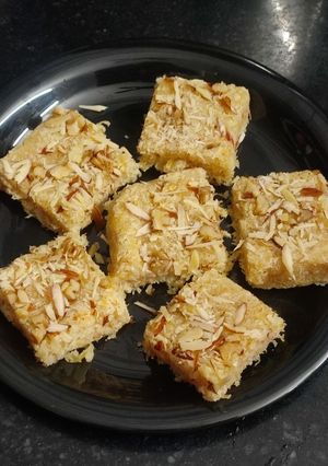 A picture of Apple Burfi.