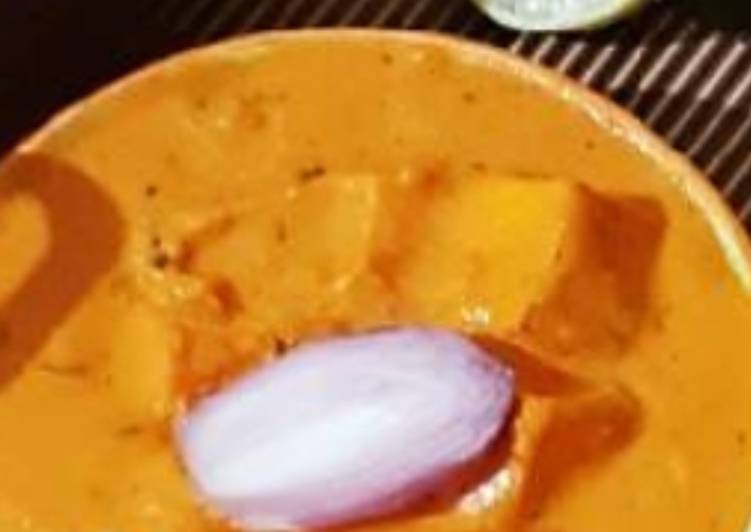 Recipe of Award-winning Sahi paneer with steamed rice