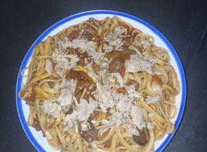 صورة لوصفة مكرونة بصلصة الطماطم Pasta alla puttanesca