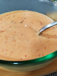 Una foto de Bechamel de tomates secos en Moulinex Cuisine Companion