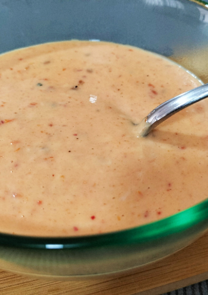 Una foto de Bechamel de tomates secos en Moulinex Cuisine Companion