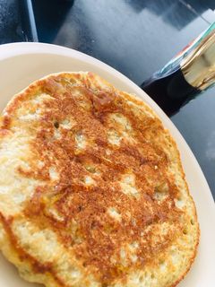 Una foto de Pancakes de avena 🌾 y plátano 🍌
