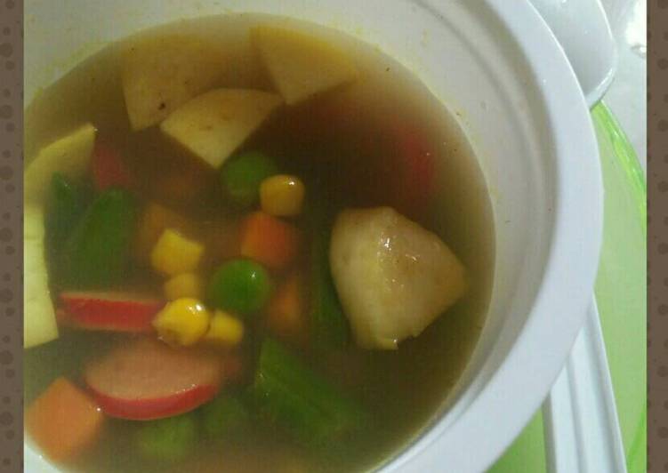 Resep Sop ala-ala resto fast food, Bisa Manjain Lidah