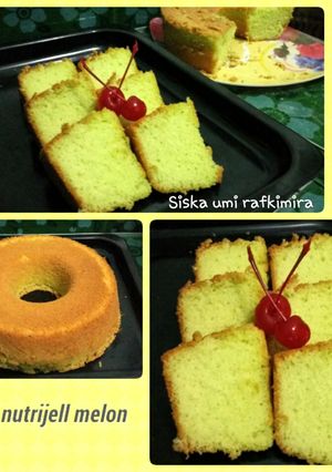 Foto resep Bolu nutrijell melon