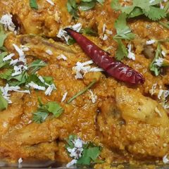 A picture of Kolhapuri Chicken.