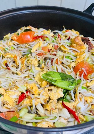 Foto resep Tumis tauge telur morat marit