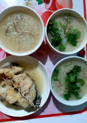 Hình của món Cháo cá mú.