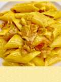 233 • Pasta  golosa con zafferano, cipolle e speck (e suggerimento per non bruciare il soffritto!)