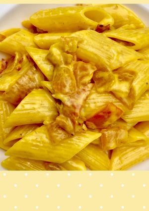 Foto di 233 • Pasta  golosa con zafferano, cipolle e speck (e suggerimento per non bruciare il soffritto!)