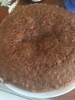 Una foto de Bizcocho de chocolate en microondas