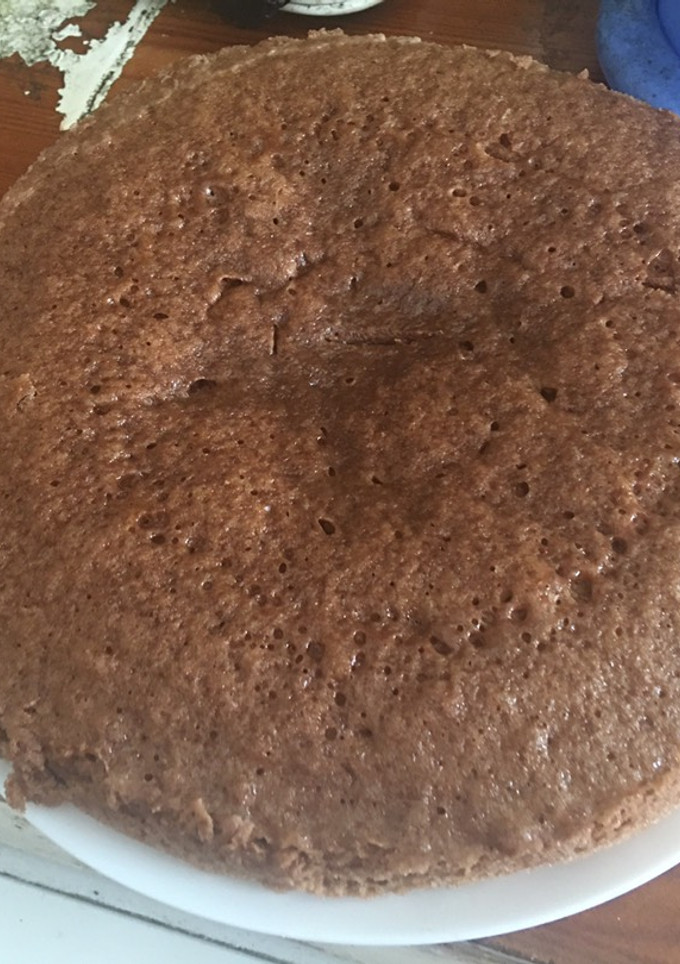 Una foto de Bizcocho de chocolate en microondas