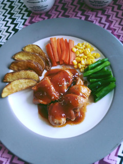 Foto resep Chicken steak barbeque sauce
