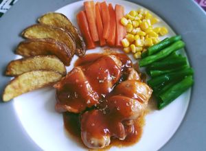 Foto resep Chicken steak barbeque sauce