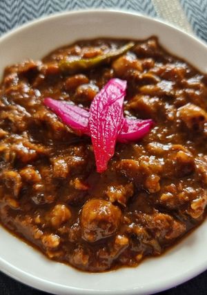 A picture of Chhole chana masala (one pot recipe).