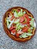 Salade de crudités pimentée 🍅🥒🌶🧄🧅