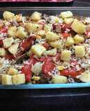 Carne al horno con salsa