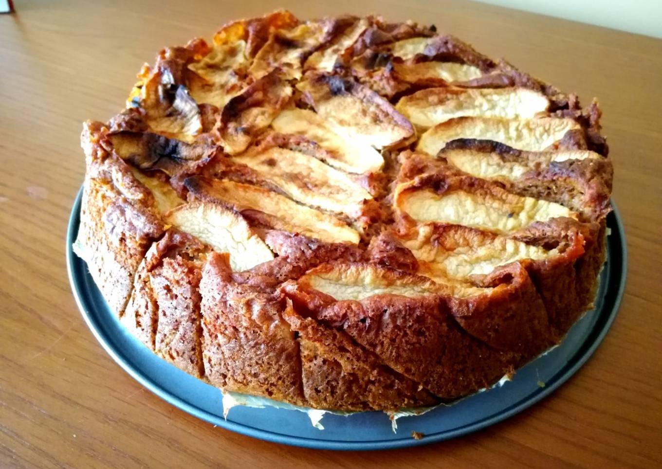 Tarta de manzana fácil - real food