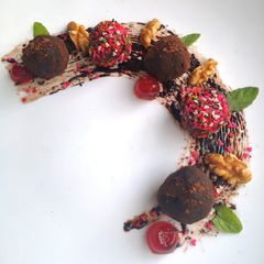 A picture of Chocolate truffles.