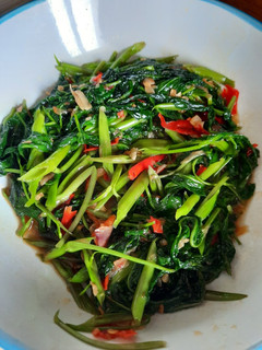 Foto resep Tumis kangkung pedas