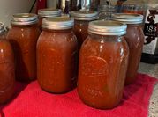 A picture of tomato grind to