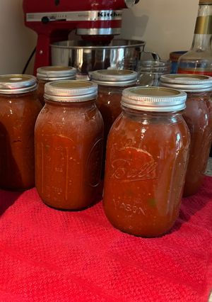 A picture of Janet Bacon's Baked Spaghetti Sauce.