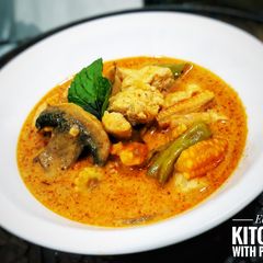 Chicken Red Thai Curry A picture of Chicken Red Thai Curry.