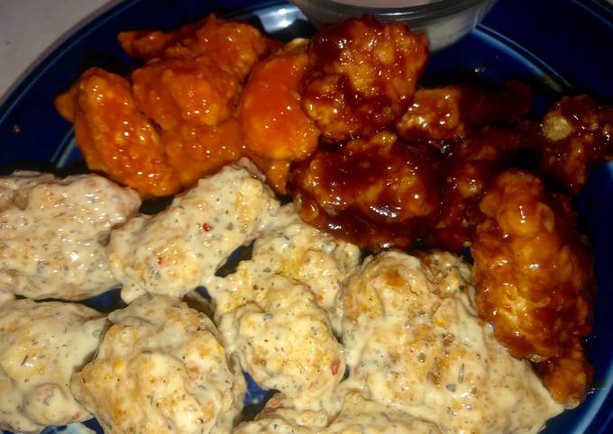 Homemade boneless wings