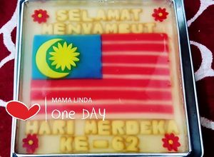 Gambar Puding merdeka ke- 62(2019)#ChefZam