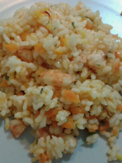 Una foto de Arroz frito con langostinos