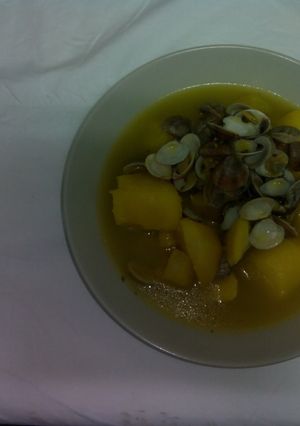 Una foto de Guiso de chirlas o almejas