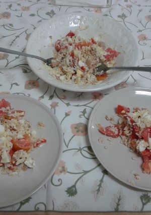 Una foto de Ensalada de arroz de mi tía Luisa 