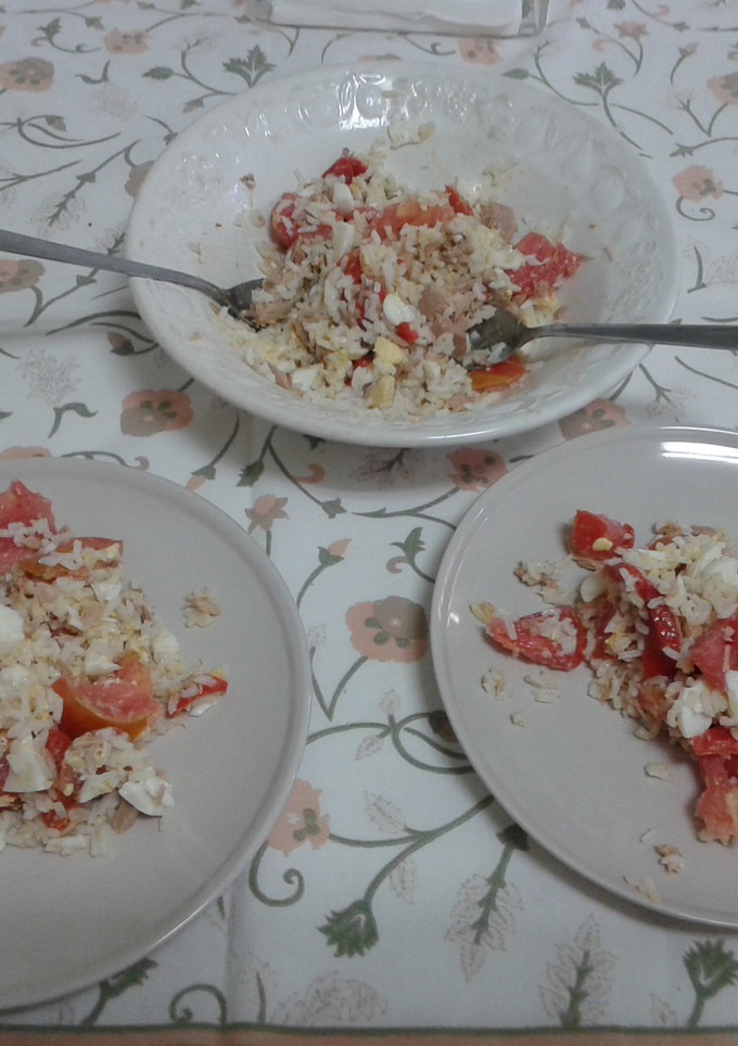 Una foto de Ensalada de arroz de mi tía Luisa 